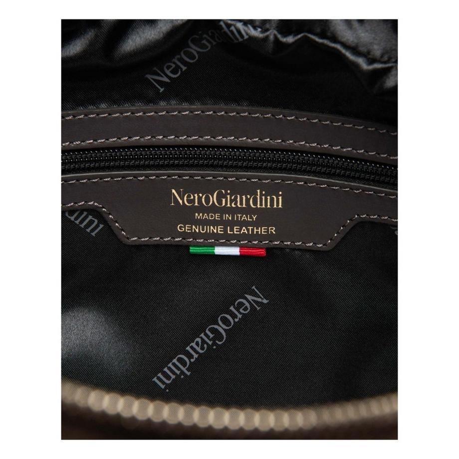 Nero Giardini Sac à main en cuir velours avec lanières décoratives  