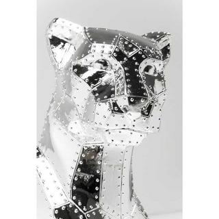 KARE Design Deko Figur Sitting Cat Rivet Chrome  