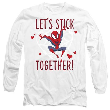 Spider-Man Stick Together T-Shirt Saint-Valentin  