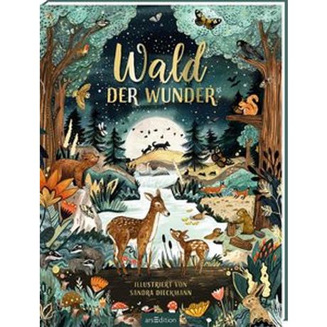 Wald der Wunder Dieckmann, Sandra (Illustrationen) Copertina rigida 