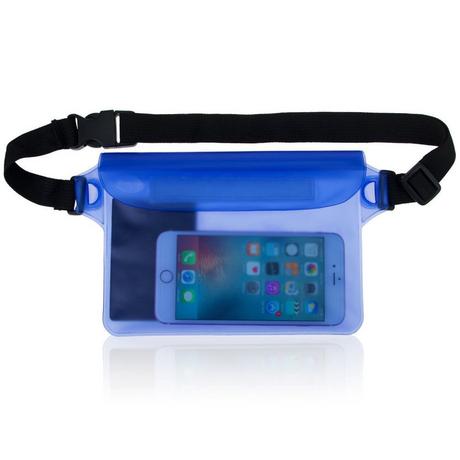 Cover-Discount  Sac étanche Sac à eau pour téléphone portable et petits articles bleu 