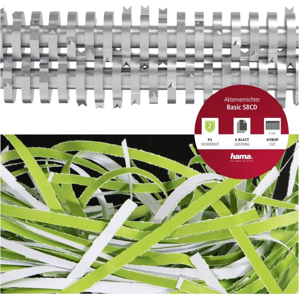 hama Aktenvernichter Streifenschnitt 6 mm 11 l  