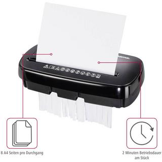 hama Aktenvernichter Streifenschnitt 6 mm 11 l  