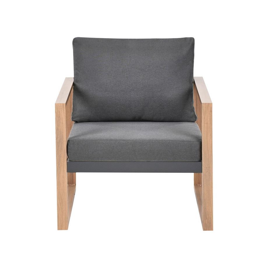 Beliani Ensemble de salon avec table en Aluminium Moderne GELSO  