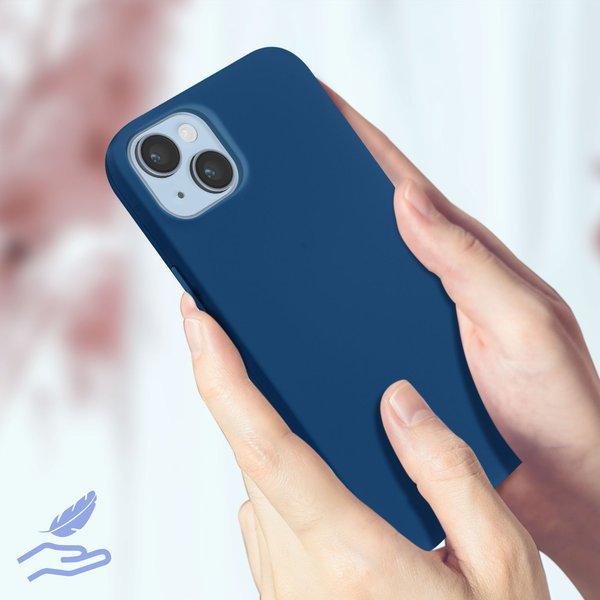 Avizar  Coque iPhone 14 Soft Touch Bleu 