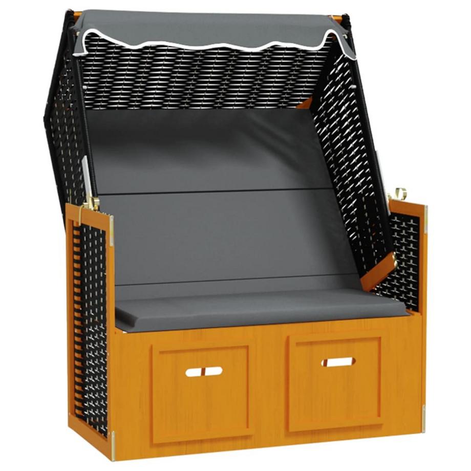 Strandkorb poly-rattan
