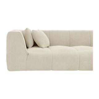 Maison Céphy Großes Ecksofa - Ecke rechts - Cord - Beige - NAEMIA von Maison Céphy  