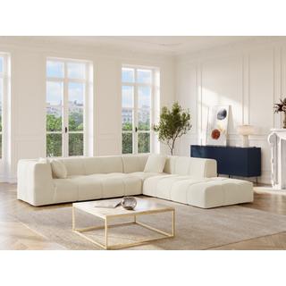 Maison Céphy Großes Ecksofa - Ecke rechts - Cord - Beige - NAEMIA von Maison Céphy  