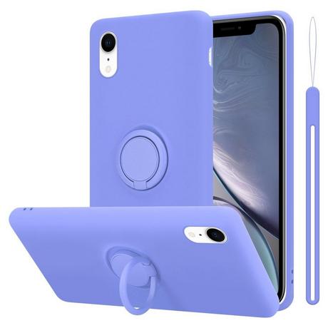 Cadorabo  Hülle für Apple iPhone XR TPU Silikon mit Ring Liquid 