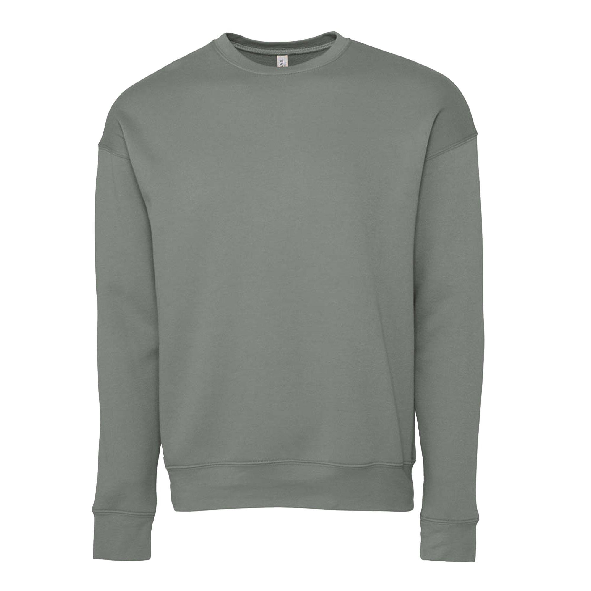 Bella + Canvas  Erwachsene Drop Schulter Sweatshirt 