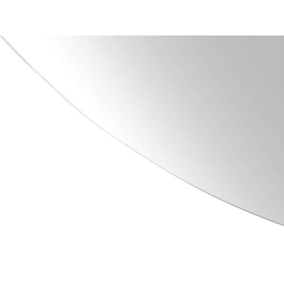 Beliani LED-Badezimmer-Spiegel aus Glas Minimalistisch LOUE  