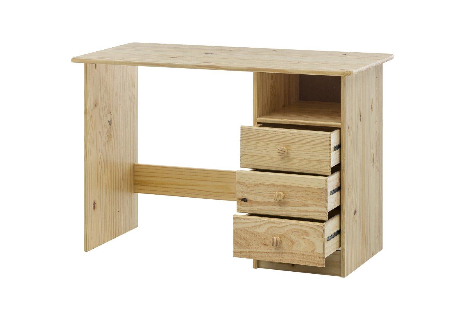 mutoni Bureau en pin massif naturel 110x54  