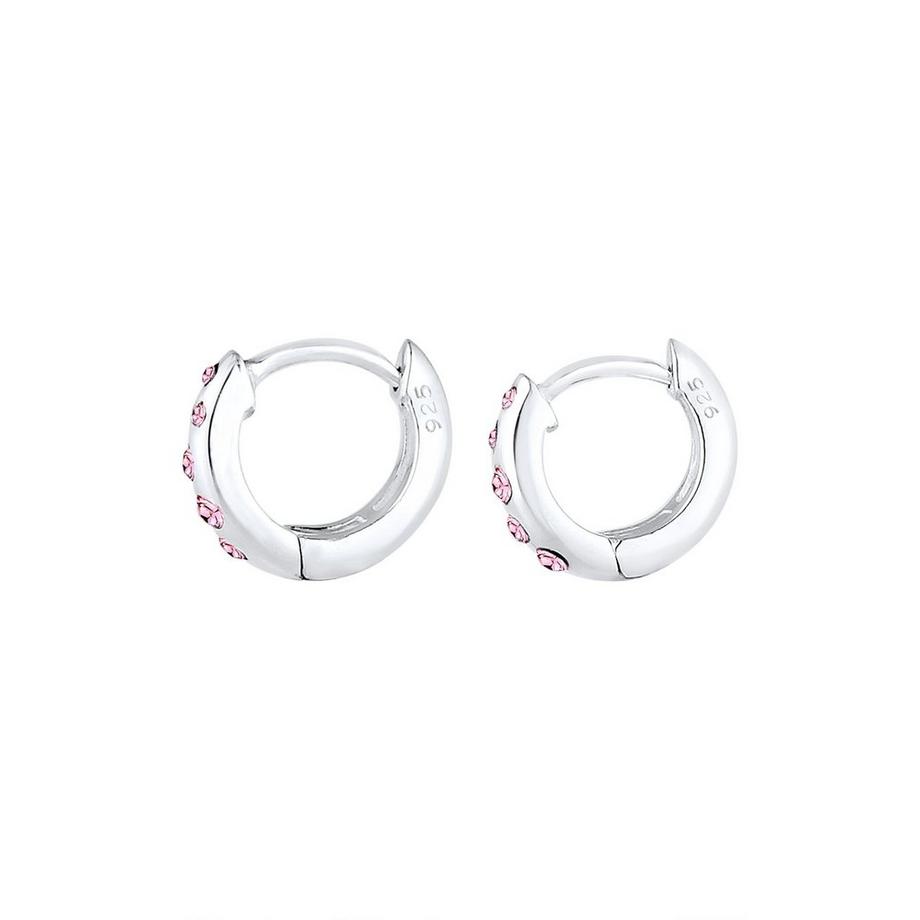 Elli  Ohrringe Kinder Creolen Kristalle 