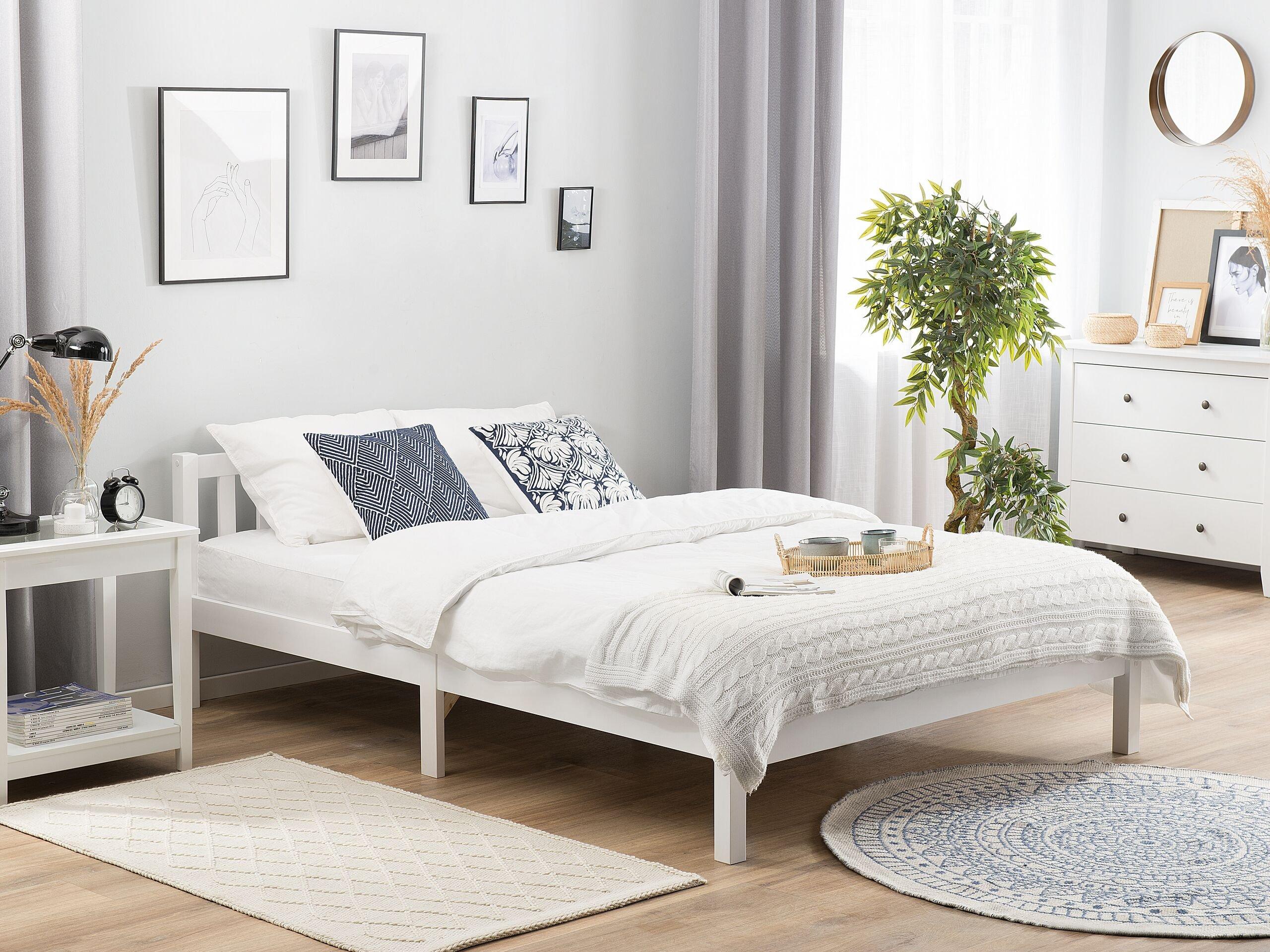 Beliani Letto en Legno di pino Scandinavo FLORAC  