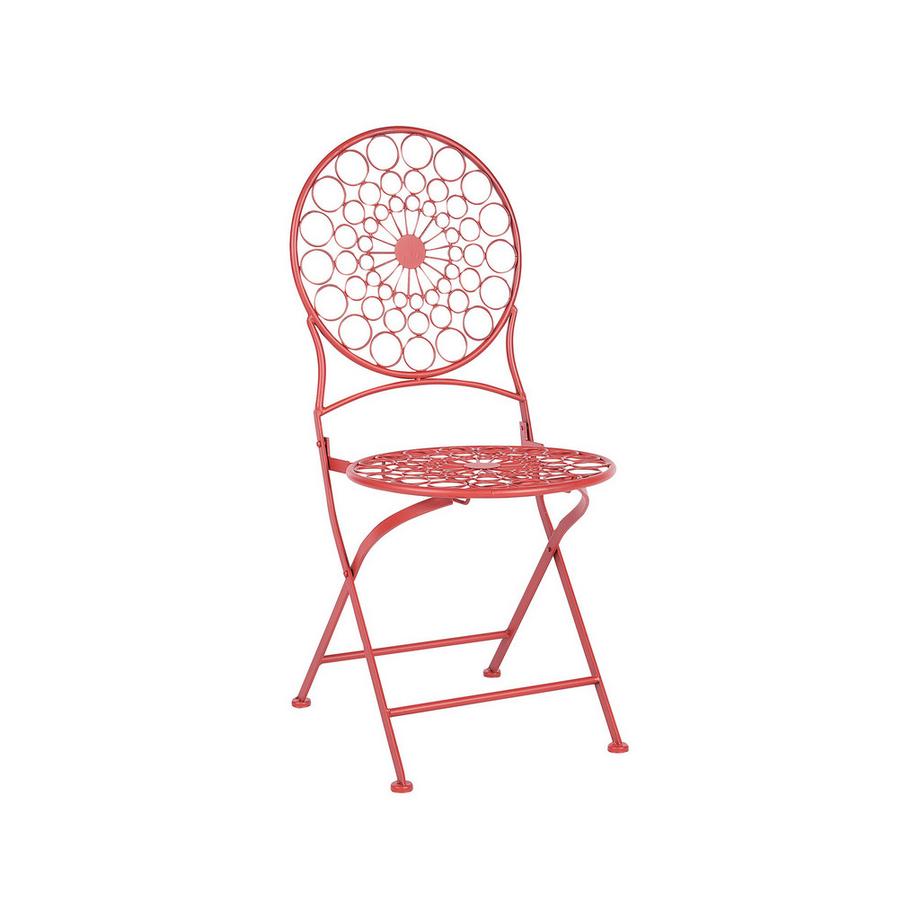 Beliani Ensemble pour bistro en Métal Rétro SCARIO  