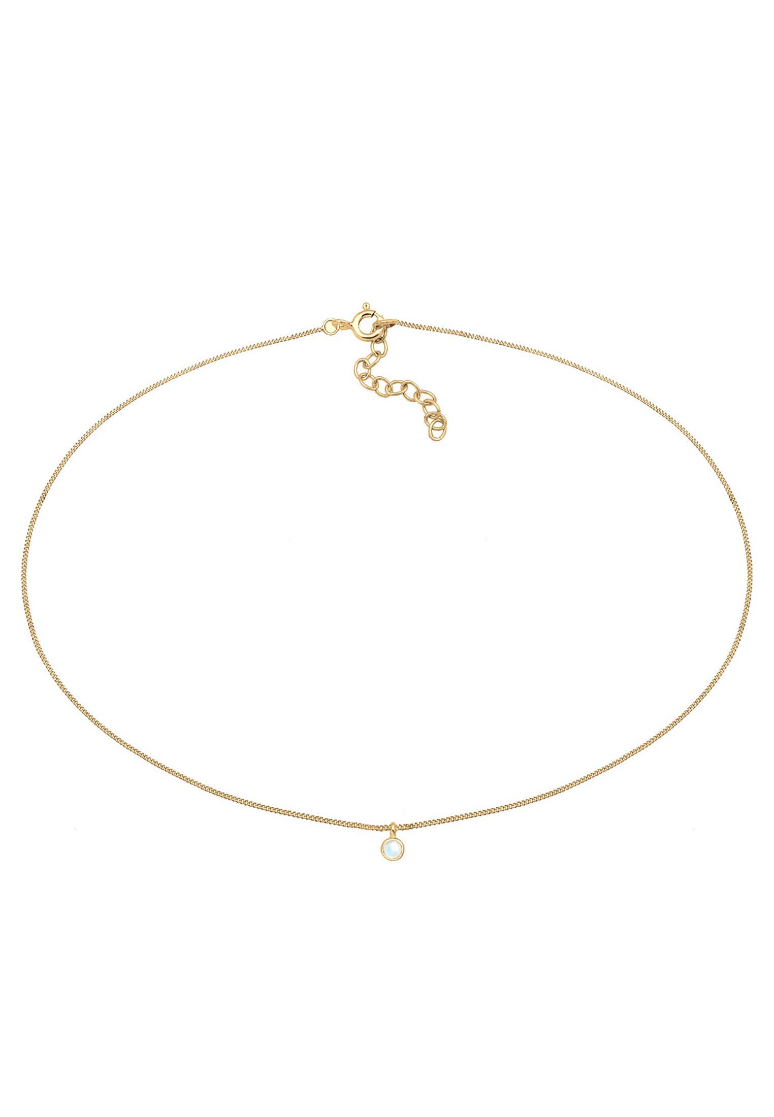 Elli  Halskette Choker Mondstein 