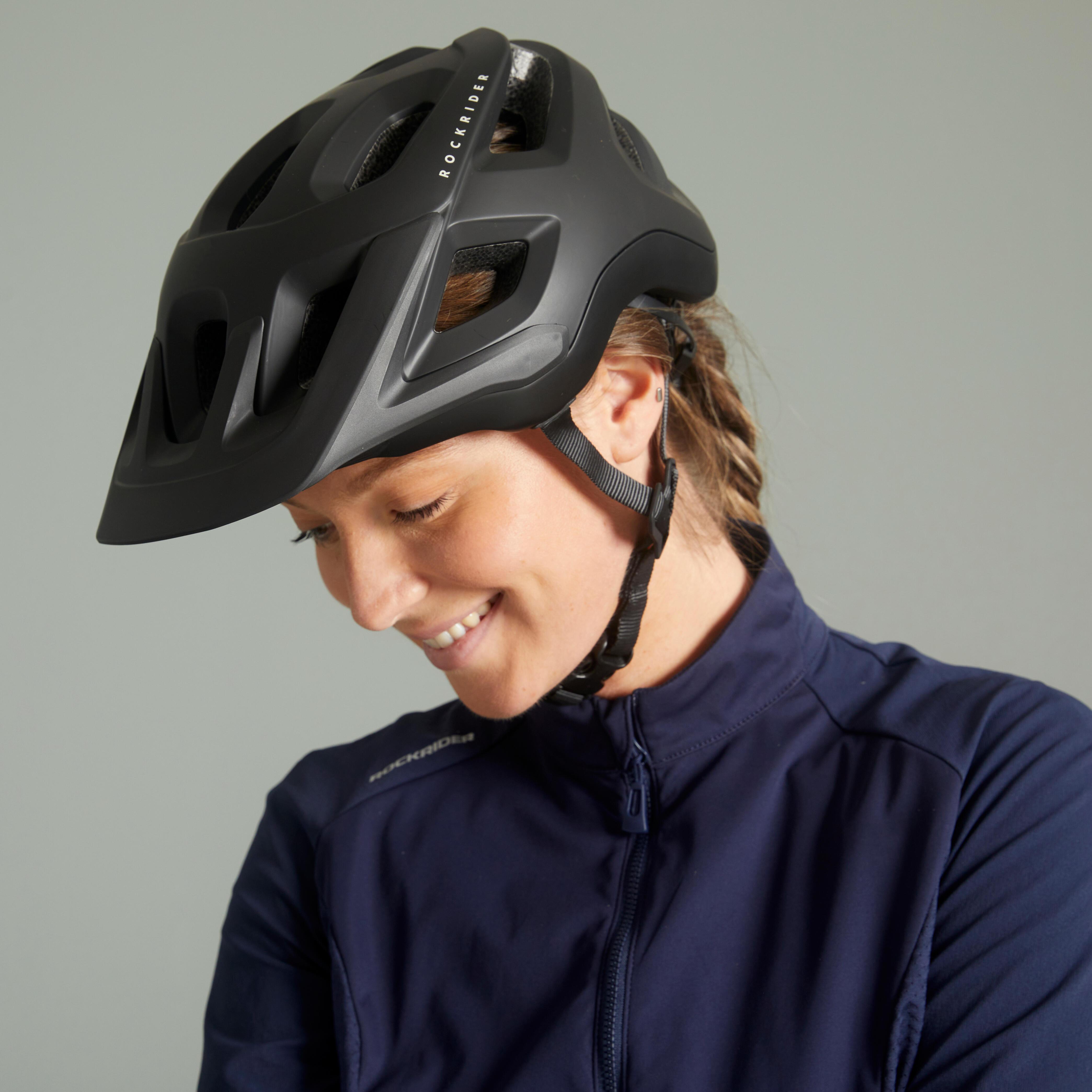 ROCKRIDER  Casque vtt avec visière amovible 