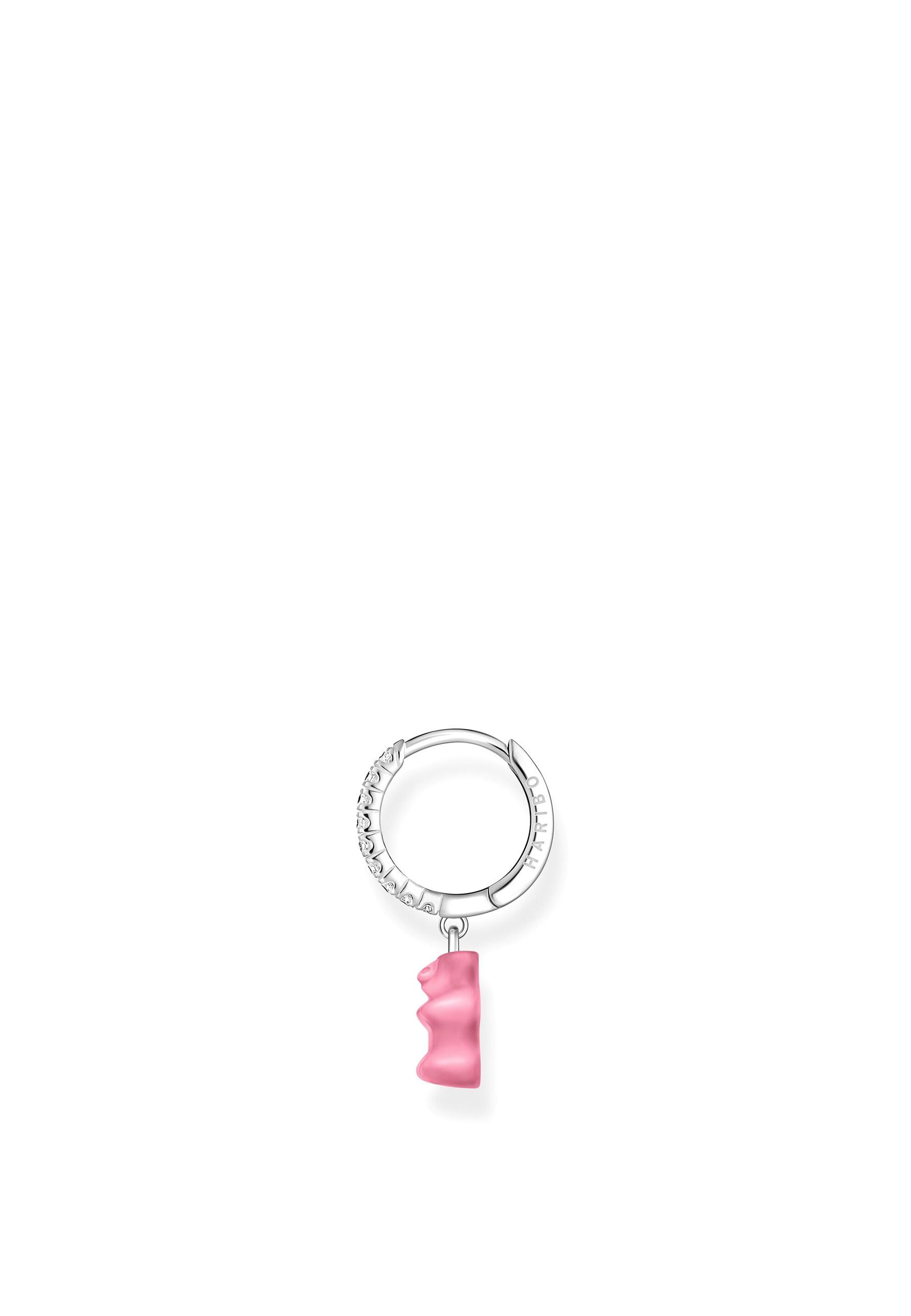 Thomas Sabo  Einzelner Creolenohrring HARIBO Rosa Goldbär 