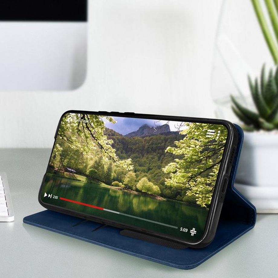 Avizar  Retrohülle Samsung S22 Plus Dunkelblau 