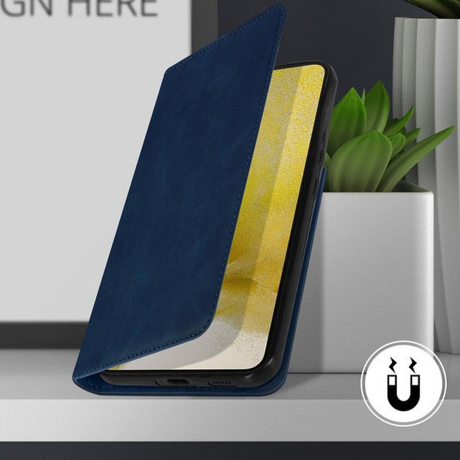 Avizar  Retrohülle Samsung S22 Plus Dunkelblau 