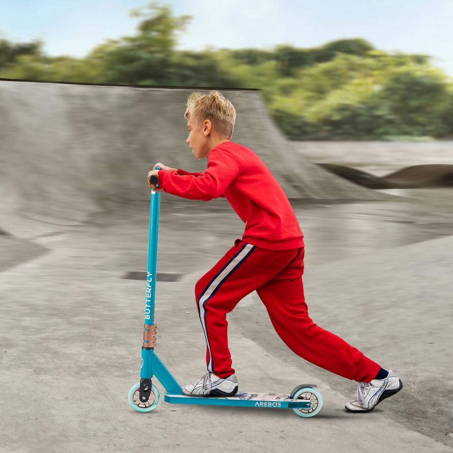 Arebos  Stunt Scooter Tretroller Kickroller Cityroller | bis 100kg | ABEC-9 