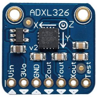 Adafruit  Accéléromètre 3 axes 5 V ADXL326 jusqu'à 16 G avec sortie analogique 