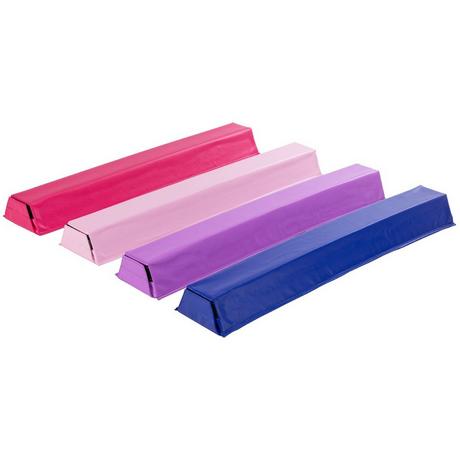 Northix  Trave da ginnastica da 117 cm, da allenamento, da ginnastica, durevole, in PU, viola 