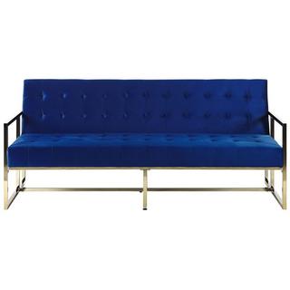 Beliani 3 Sitzer Sofa aus Samtstoff Glamourös MARSTAL  