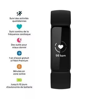 fitbit  Inspire 2 Gesundheits- & Fitness-Tracker black/black 