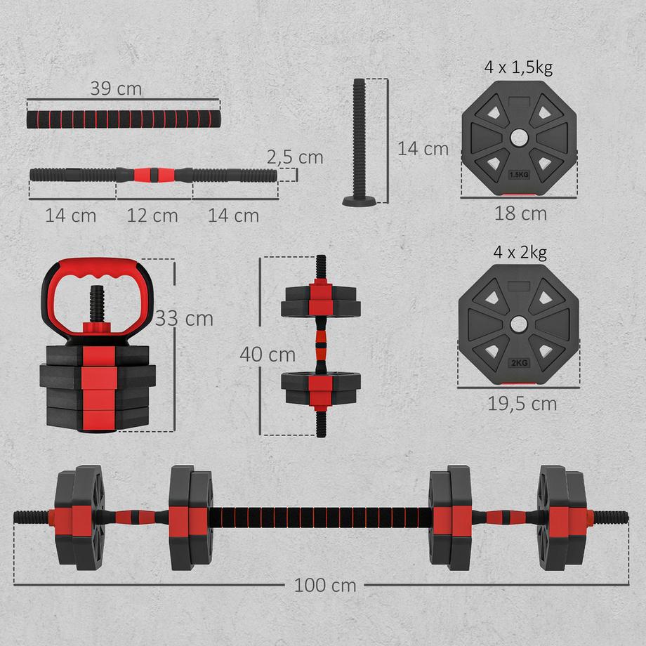 Sportnow  Hanteln Set 