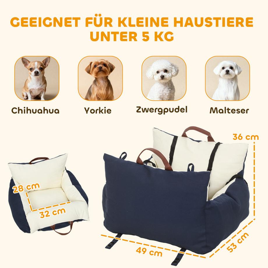 PawHut  Hundeautositz 