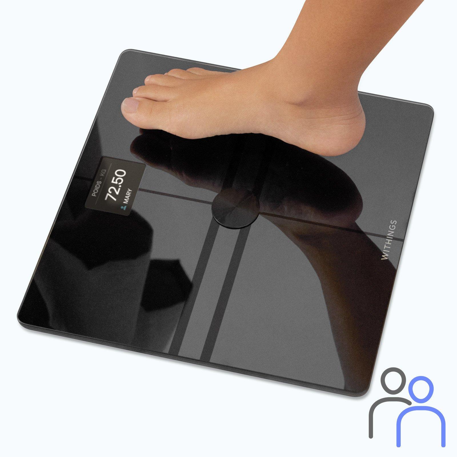 Withings Withings Body Comp Smart-Waage Schwarz  