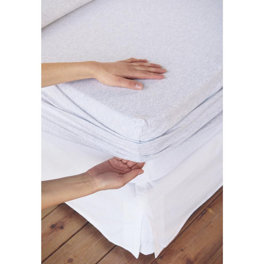 Melange Feinjersey Fixleintuch