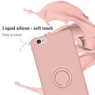 Cadorabo  Hülle für Apple iPhone 6 PLUS  6S PLUS TPU Silikon mit Ring Liquid 