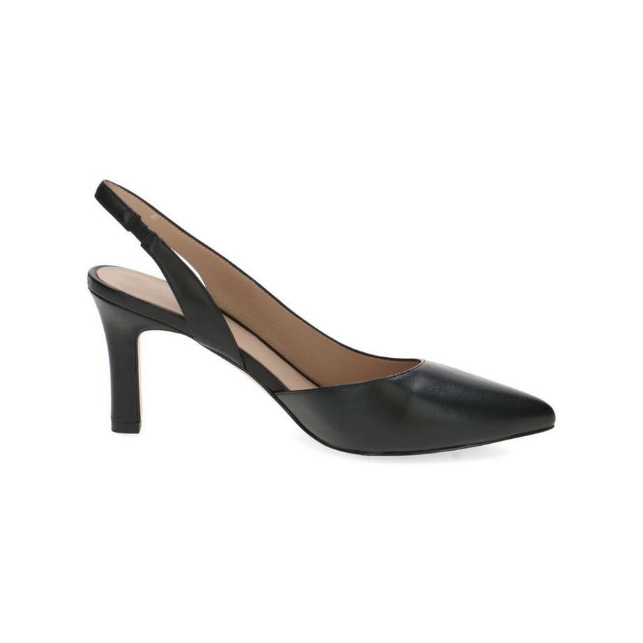 Peter Kaiser Spitz zulaufende Slingpumps  