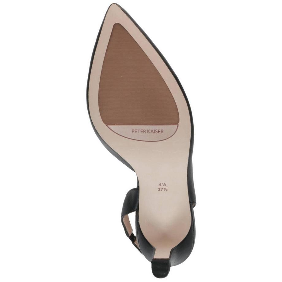 Peter Kaiser Spitz zulaufende Slingpumps  
