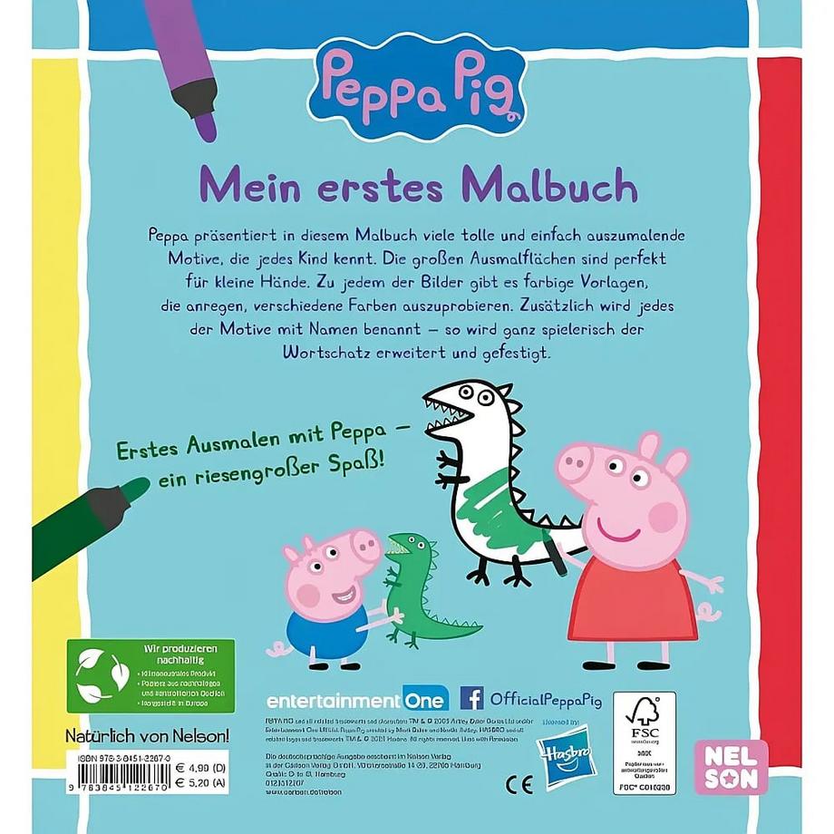   Peppa Wutz Ausmalbilder: Mein erstes Malbuch 