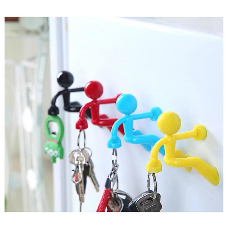 eStore Aimant de Réfrigérateur Grimpeur - Bleu  