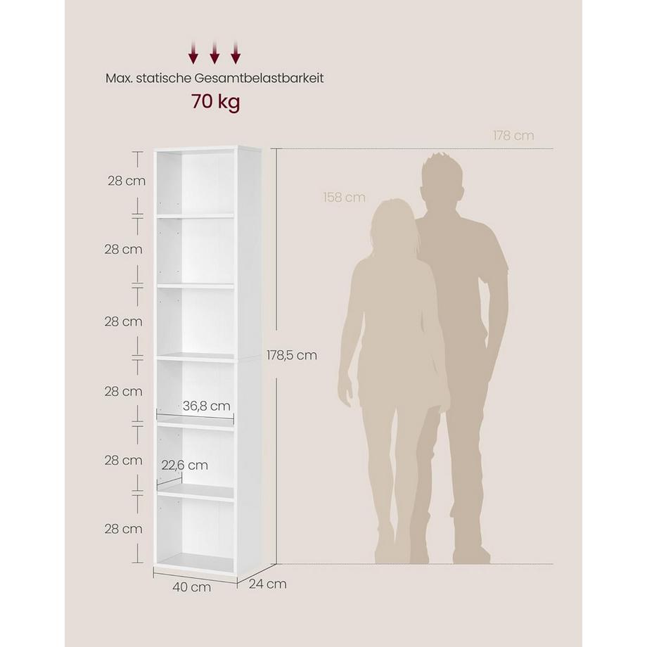 Songmics Bücherregal  