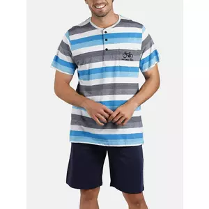 Pyjama Shorts T-Shirt Bike Stripes Antonio Miro