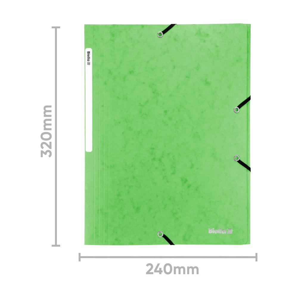 Biella Dossier avec fermeture élastique A4 - Vert clair  