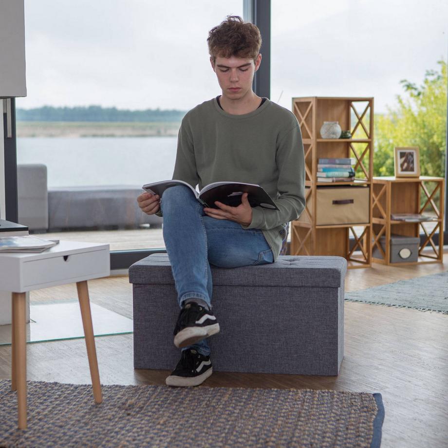 Northix Klappbank Linne  