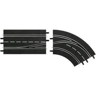 Carrera  Digital 124 Spurwechselkurve Rechts innen (2Teile) 