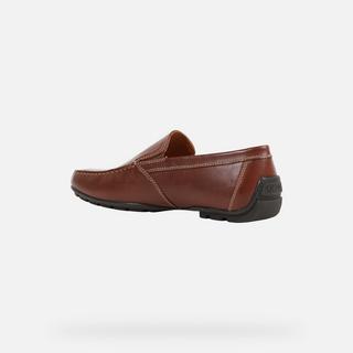 GEOX  mocassins moner smooth leather 
