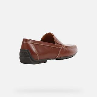 GEOX  mocassins moner smooth leather 