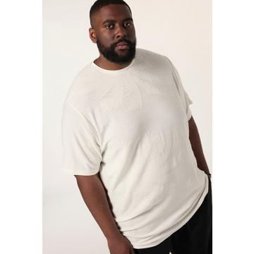 T-Shirt FLEXLASTIC®, Halbarm, oversized, Jacquardjersey