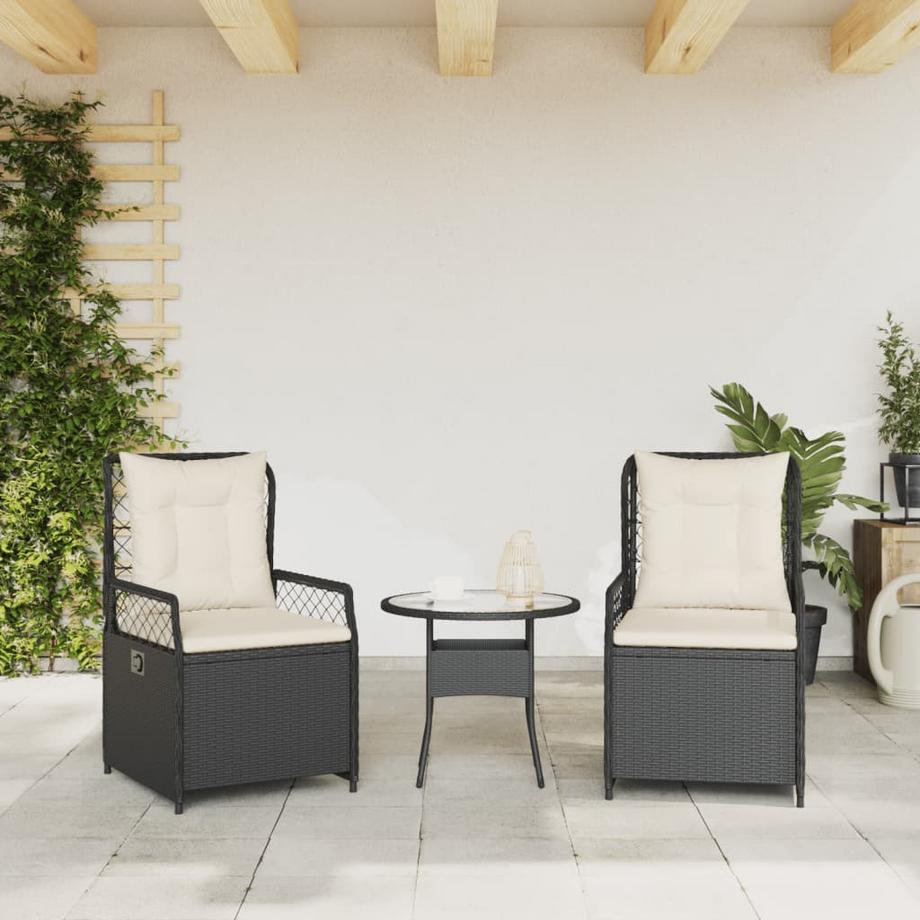 VidaXL Gartensessel verstellbar poly-rattan  