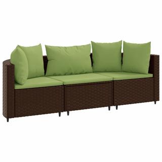 VidaXL set salotto da giardino Polirattan  