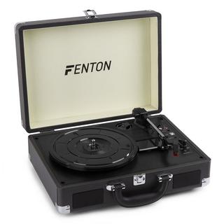 Fenton  Fenton RP115 Audio-Plattenspieler mit Riemenantrieb Schwarz Manuell 