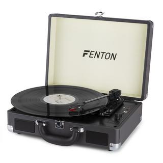 Fenton  Fenton RP115 Audio-Plattenspieler mit Riemenantrieb Schwarz Manuell 